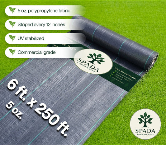 6 ft. x 250 ft. Weed Barrier Fabric